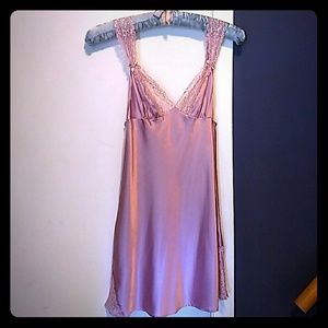 Victoria's Secret Satin Lace Slip XS